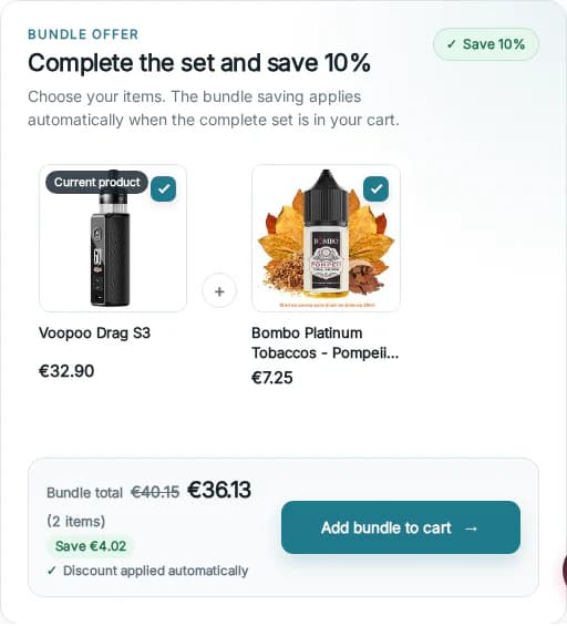 Card bundle fisso NP Bundle Pro 1.3.0.