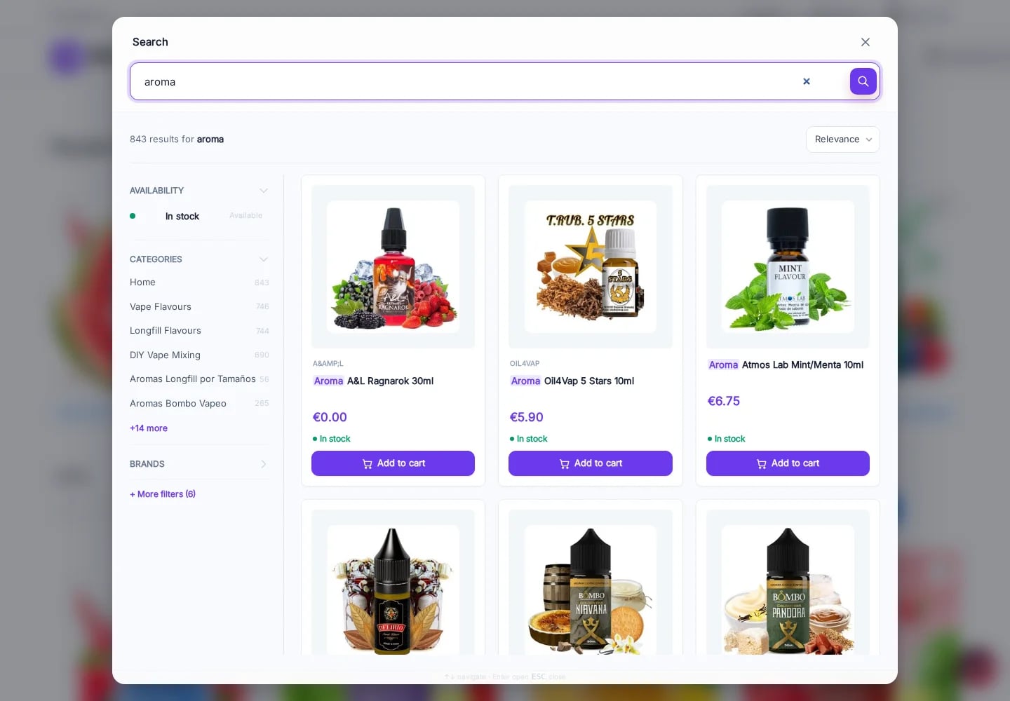 Autocomplete e risultati a faccette NP Search su PrestaShop 9.