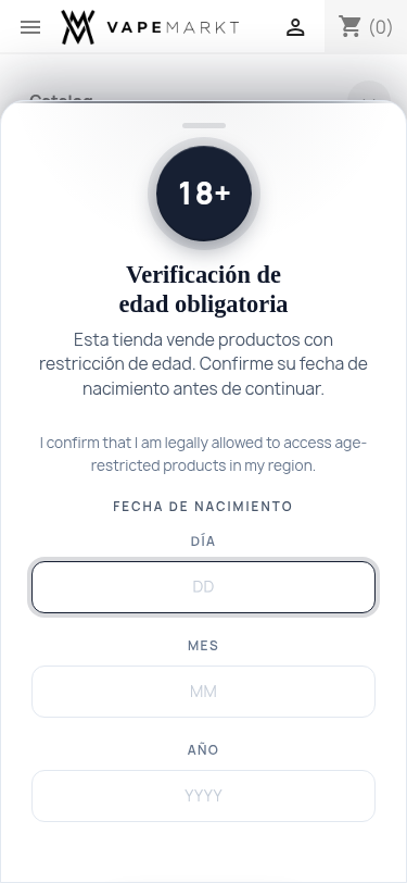 NP Age Verification Suite mobile bottom-sheet
