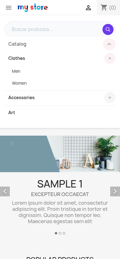 NP Mega Menu PrestaShop 8 mobile accordion